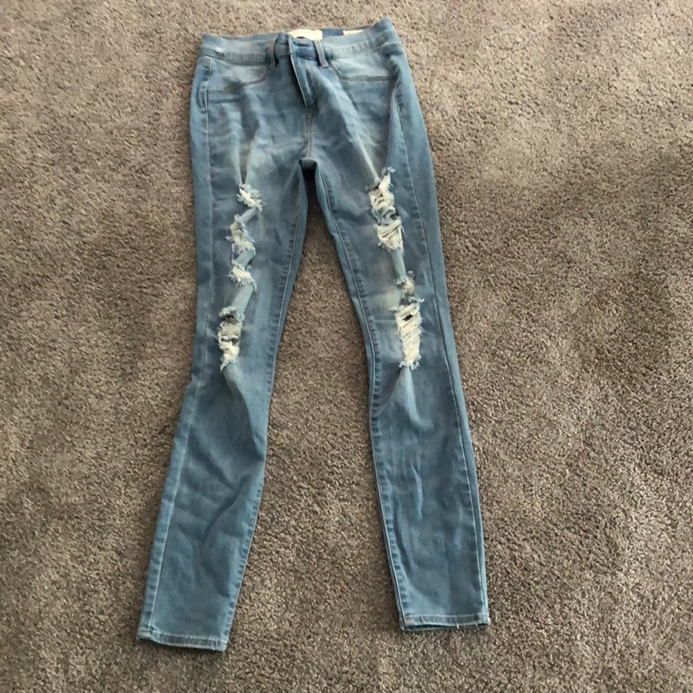 Pacsun jeggings size 27 light wash